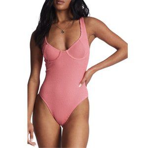 Billabong Pink Women's One Piece Swimsuit